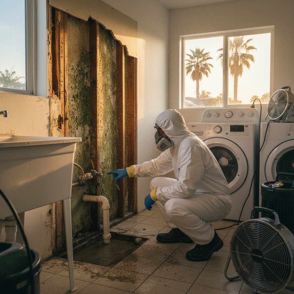 Identifying and Treating Mold After Plumbing Leaks in South Oceanside