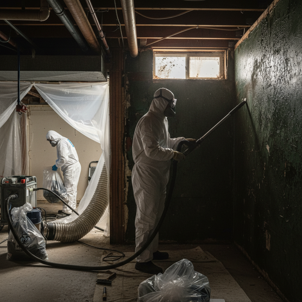 Mold Remediation work by Oceanside Mold Remediation in Oceanside
