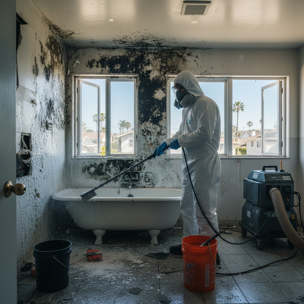 Bathroom Mold Removal in Oceanside