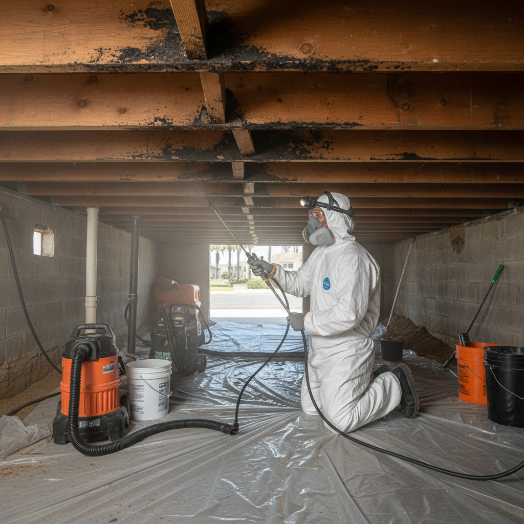 Crawl Space Mold Remediation